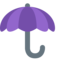 Umbrella emoji on Twitter